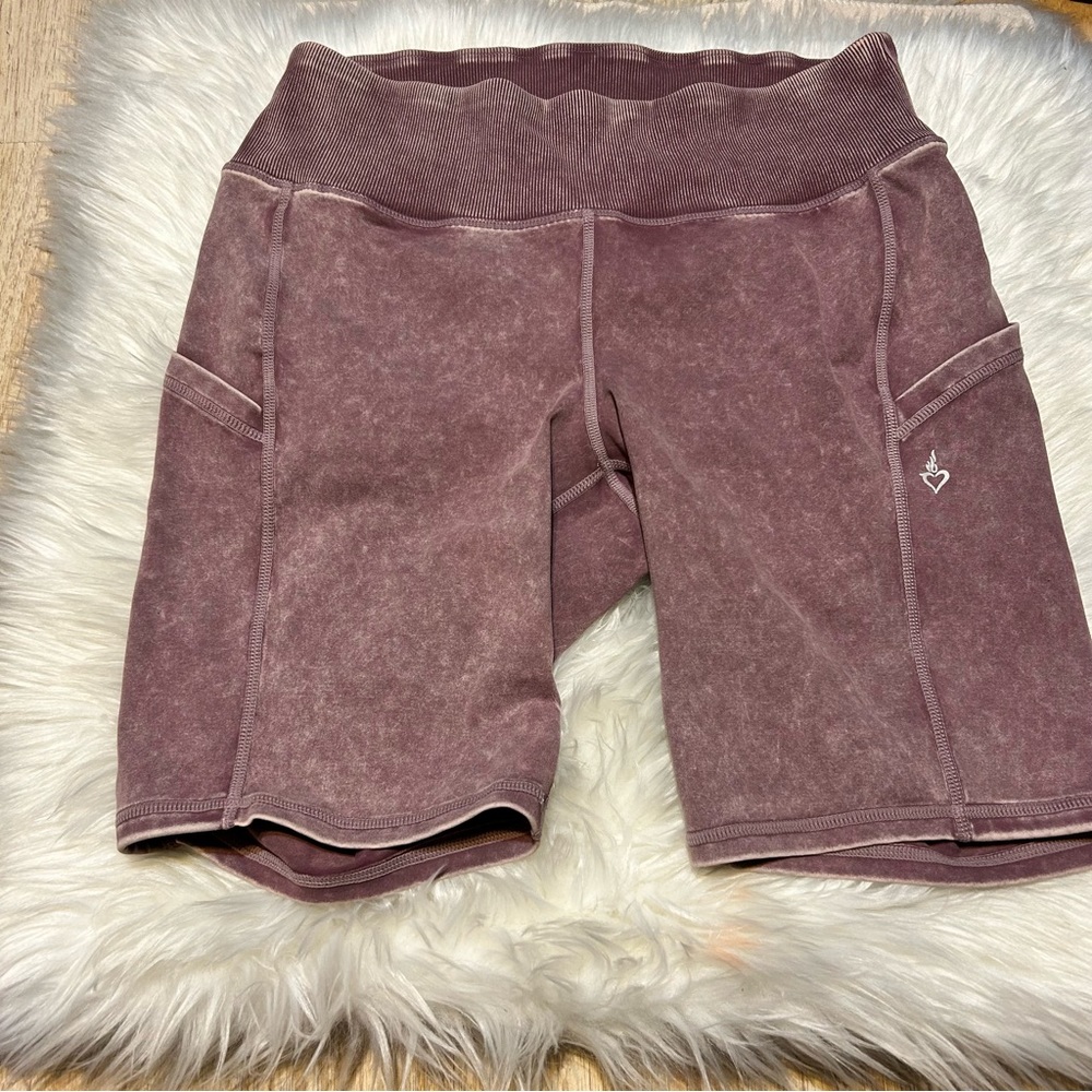 torrid Mauve Athletic Bike Shorts